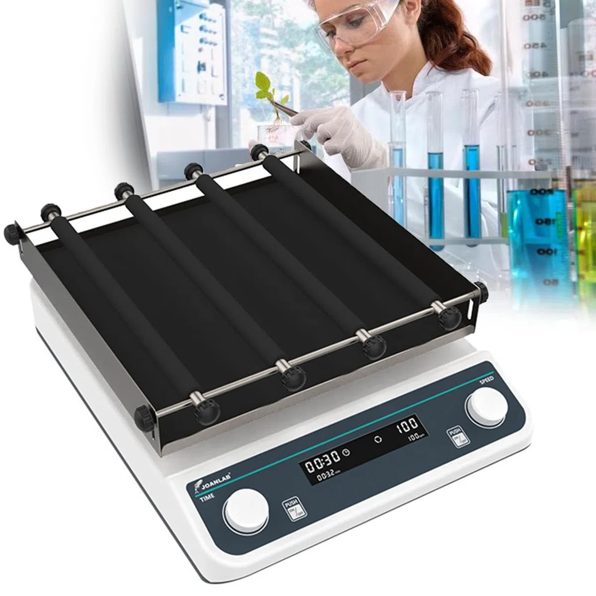 Digitaler Orbitalschüttler mit einstellbarer Geschwindigkeit und Timer für den Laboreinsatz