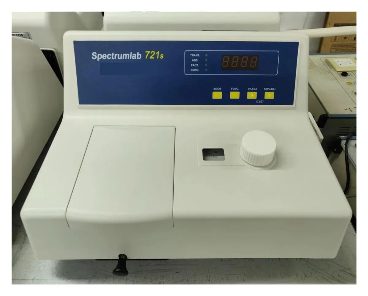 UV-sichtbares Spektrophotometer Wellenlänge 360-1000 Nm 721S Spektrophotometer