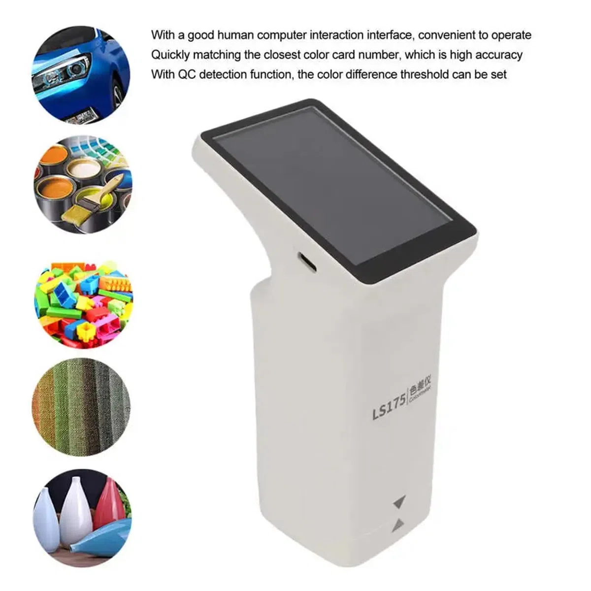 Handkolorimeter LS175 mit Farbanalysator mit LED-Bildschirmanzeige