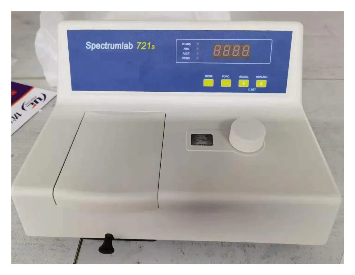 UV-sichtbares Spektrophotometer Wellenlänge 360-1000 Nm 721S Spektrophotometer