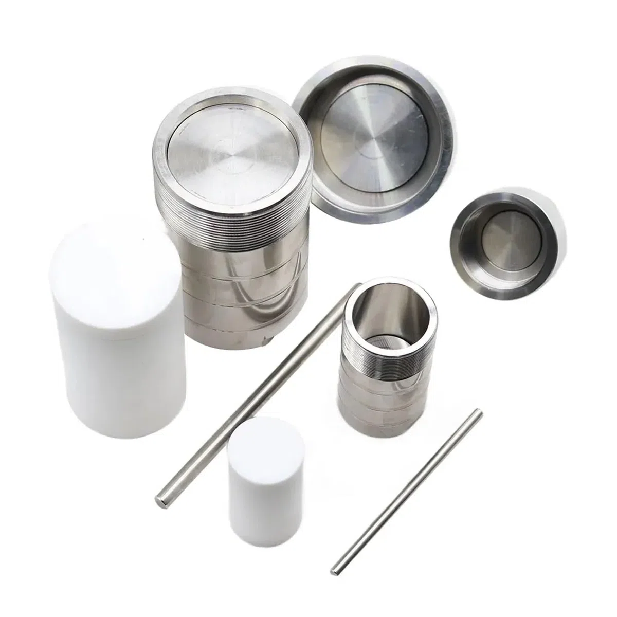 Hydrothermischer Synthesereaktor 20 ml 25 PPL-auskleideter Hydrothermalsynthese-Autoklavenreaktor 3 MPa Hochdruck-Aufschlusstank(300ML PTFE Set)