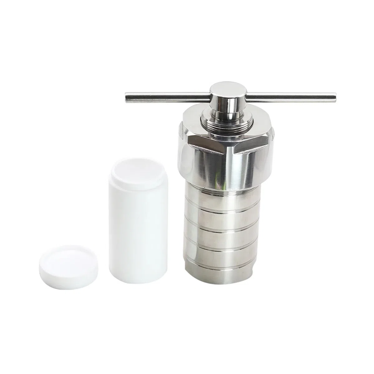 Hydrothermischer Autoklavenreaktor 20–300 ml hydrothermischer Autoklavenreaktor mit PTFE-Kammer for hydrothermale Synthese(50ml)